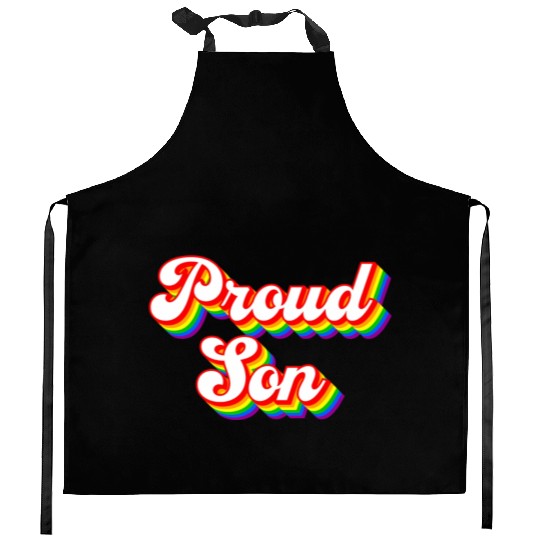 Proud Son Lgbtq Rainbow Kitchen Aprons