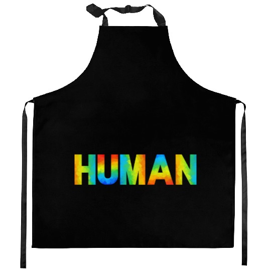 HUMAN LGBT Flag Gay Pride Month, Transgender Kitchen Aprons