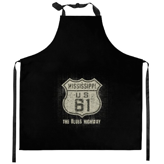 Mississippi Us 61 The Blues Highway Kitchen Aprons