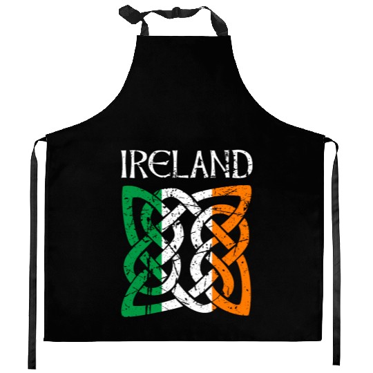 St Patric Day Celtic Knot Ireland Kitchen Aprons