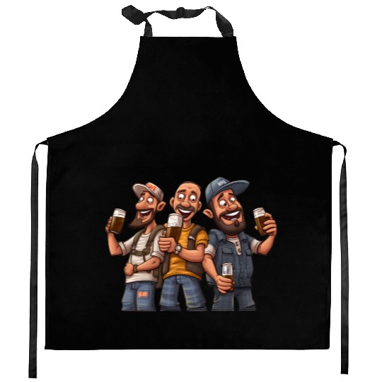 Brew Crew: Unleashing the Beer Gang's Spirit Kitchen Aprons
