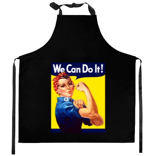 Rosie The Riveter We Can Do It Kitchen Aprons
