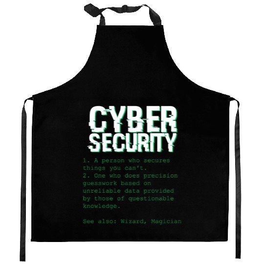 Cybersecurity Expert Programming Definition Kitchen Aprons