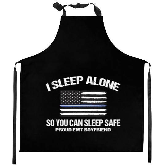 Proud Emtfriend I Sleep Alone Hero Thin e Kitchen Aprons