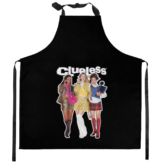 Clueless Bedazzled Logo Kitchen Aprons
