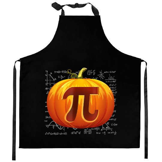 Pumpkin Pi Math Teacher Halloween Thanksgiving Kitchen Aprons