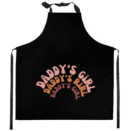 Retro Daddy's Girl,father's day,baby girl bodysuit Kitchen Aprons
