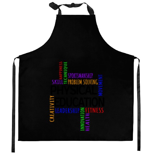 Physical Education Pe Gym Teacher Sport Kitchen Aprons