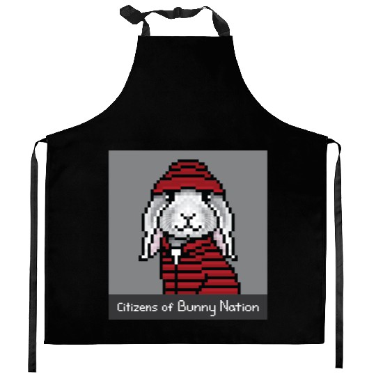 Citizens of Bunny Nation NFT #76 Artwork Kitchen Aprons