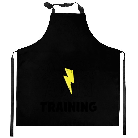 Black Adam Training Kitchen Aprons