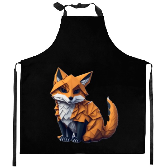 Tangram Fox Kitchen Aprons
