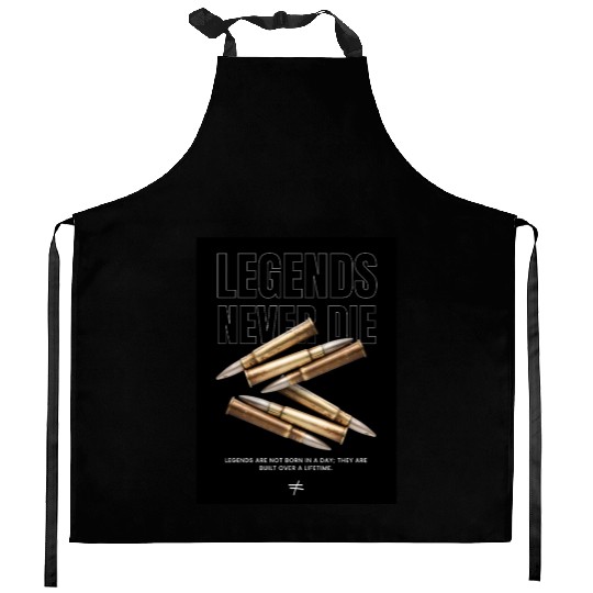 Legends Never Die Kitchen Aprons