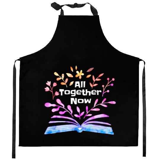 All Together Now Summer Reading 2023 Librarian Boo Kitchen Aprons