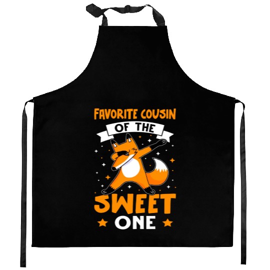 Favorite Cousin Of The Sweet One Fox Dab Kitchen Aprons