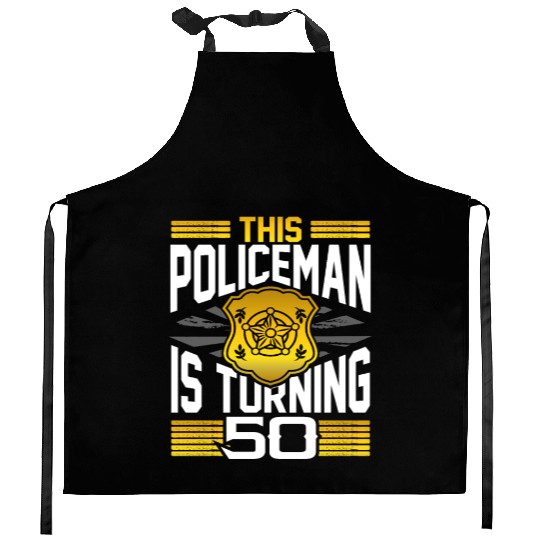 Policeman Gift 50th Birthday Gift Policeman Kitchen Aprons