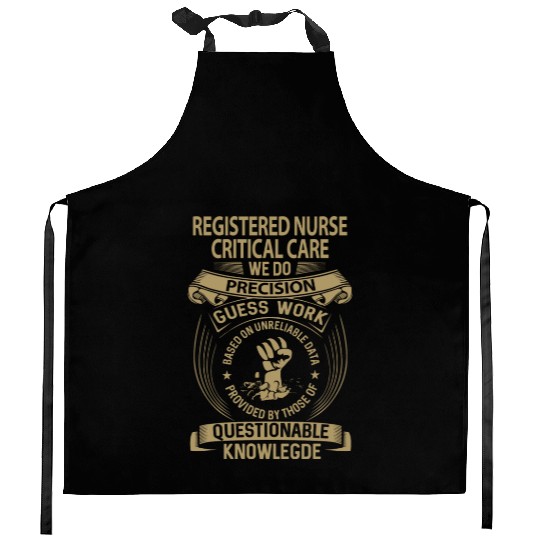Registered Nurse Critical Care Kitchen Aprons - We Do Pre