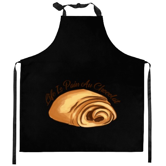 Life Is Pain And Chocolate Sweet Foods Kitchen Aprons