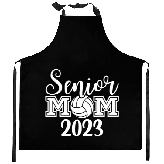 Volleyball Senior Mom 2023 Back To School 2023 Kitchen Aprons