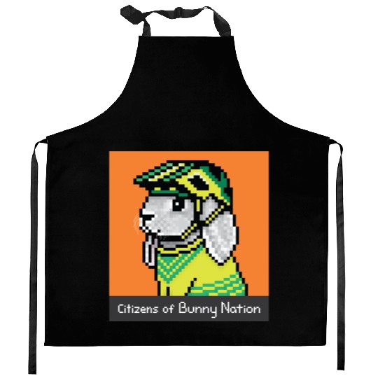 Citizens of Bunny Nation NFT #60 Artwork Kitchen Aprons