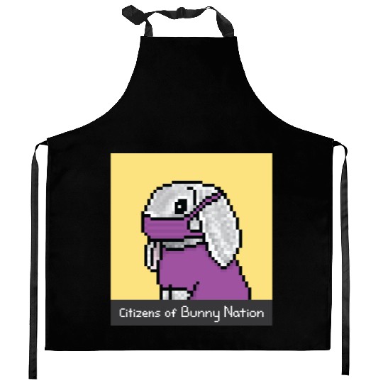 Citizens of Bunny Nation NFT #33 Artwork Kitchen Aprons
