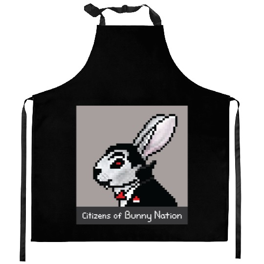 Citizens of Bunny Nation NFT #32 Artwork Kitchen Aprons