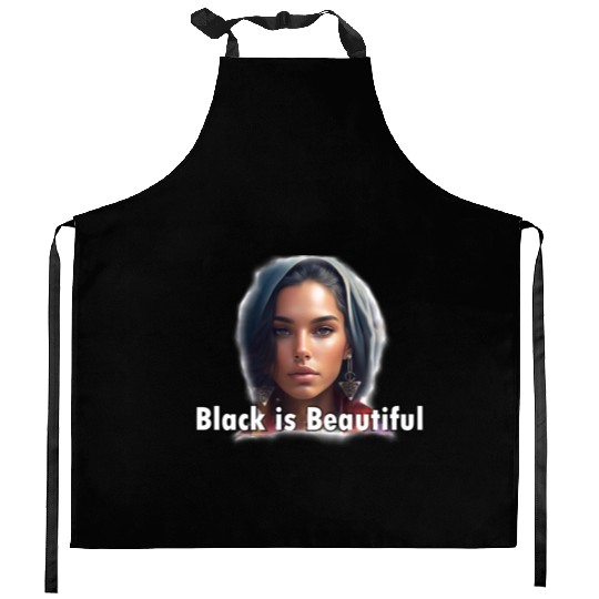 Black is Beautiful Kitchen Aprons