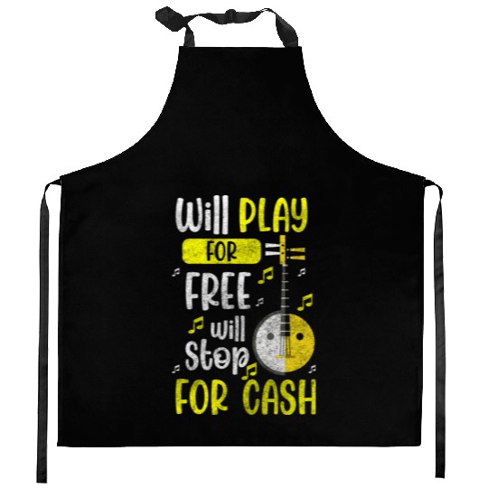 Music Concert Dancing Kitchen Aprons