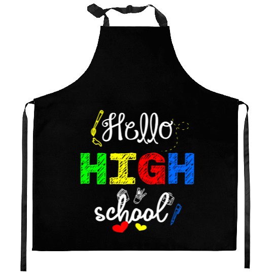 High school First Day Back To School Student Kitchen Aprons