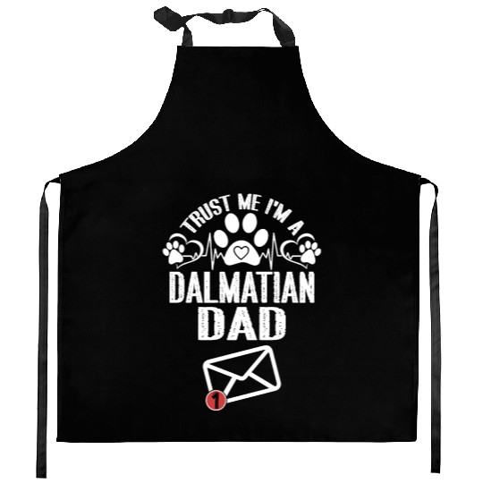 Vintage Dalmatian Dad Kitchen Aprons
