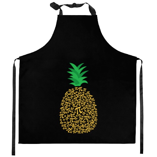 Cute Pi Day Pineapple Funny Math Teacher Kitchen Aprons