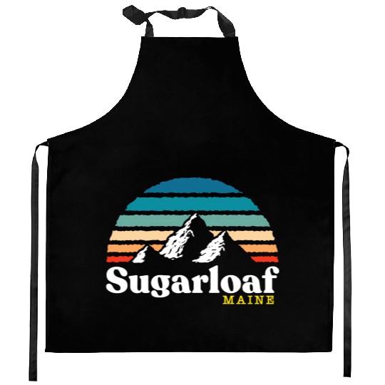 Sugarloaf Maine Usa Ski Resort 1980S Kitchen Aprons