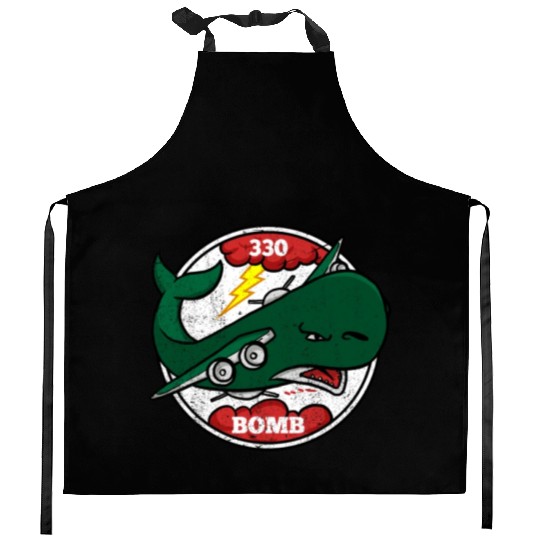 330th Bomb Squadron Patch Vintage Military WWIImil Kitchen Aprons