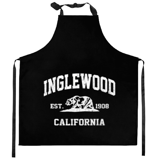 Inglewood California Ca State Athletic Style Kitchen Aprons