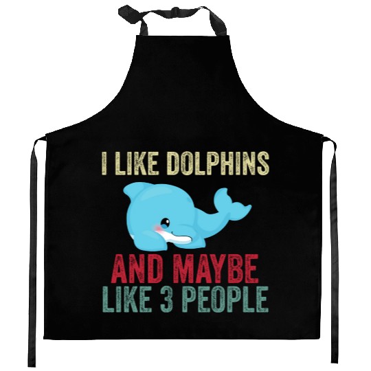 Dolphin Lover Kitchen Aprons