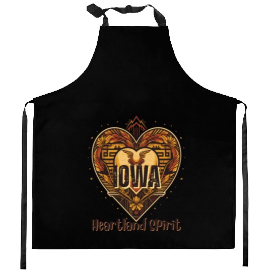 IOWA Heartland Spirit Kitchen Aprons