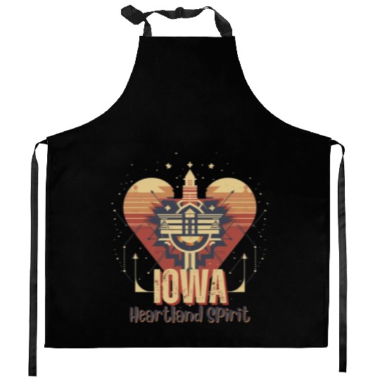 IOWA Heartland Spirit Kitchen Aprons