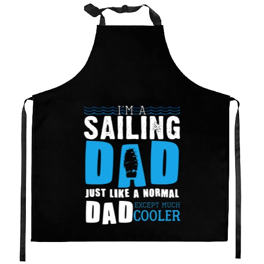 Cool Sailing Dad Kitchen Aprons