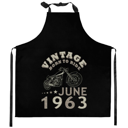 Biker party June 1963 60th anniversary Kitchen Aprons