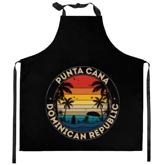 Punta Cana Dominican Republic Reminder Kitchen Aprons