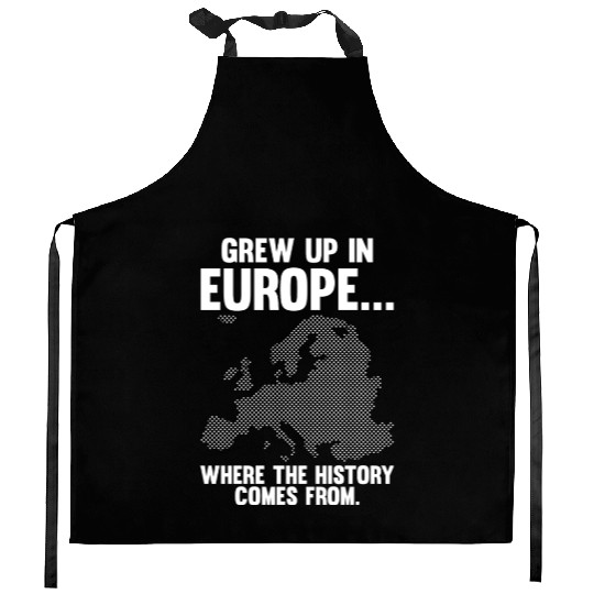 Europe Historian Joke For History Teacher And Kitchen Aprons
