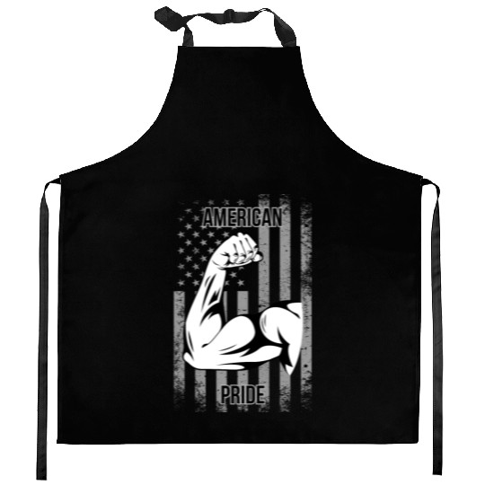 AMERICAN PRIDE,GYM,FITNESS Kitchen Aprons