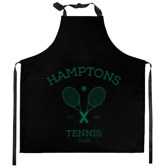 Hamptons New York Preppy Tennis Kitchen Aprons