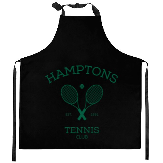 Hamptons New York Preppy Tennis Kitchen Aprons