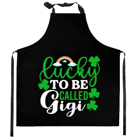 Lucky To Be Called Gigi St Patrick'S Day Irish Kitchen Aprons