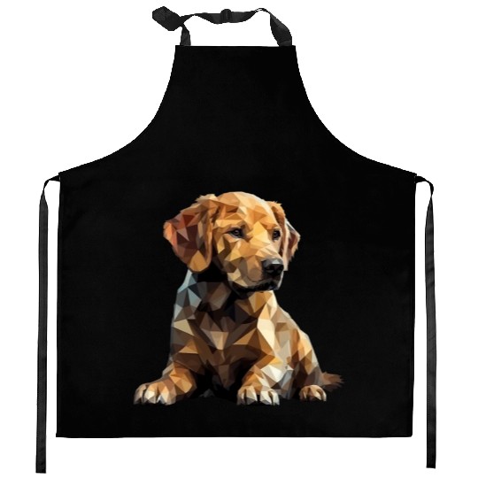Golden Retriever Puppy Dog Kitchen Aprons