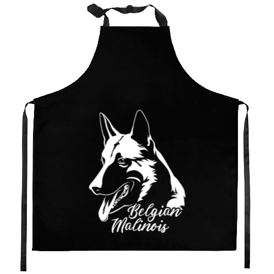 Belgian Malinois Kitchen Aprons