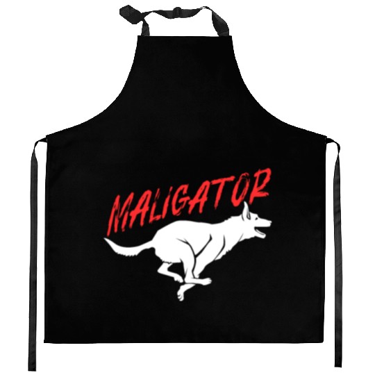 Maligator Belgian Malinois Kitchen Aprons