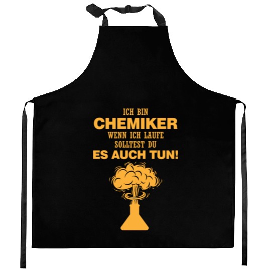 I Am Chemist Chemistry Science Kitchen Aprons