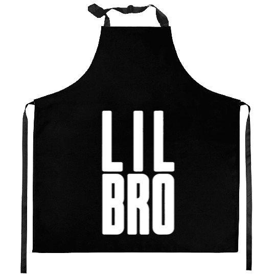 Lil Bro - Siblings Men Kids Adult Fraternity Littl Kitchen Aprons