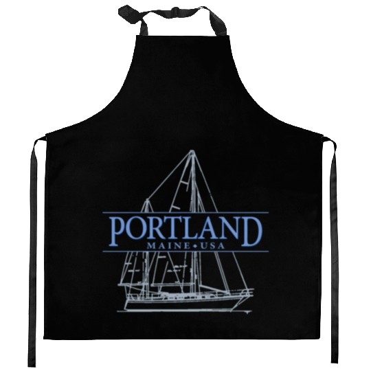 Portland Maine Sailing Kitchen Aprons